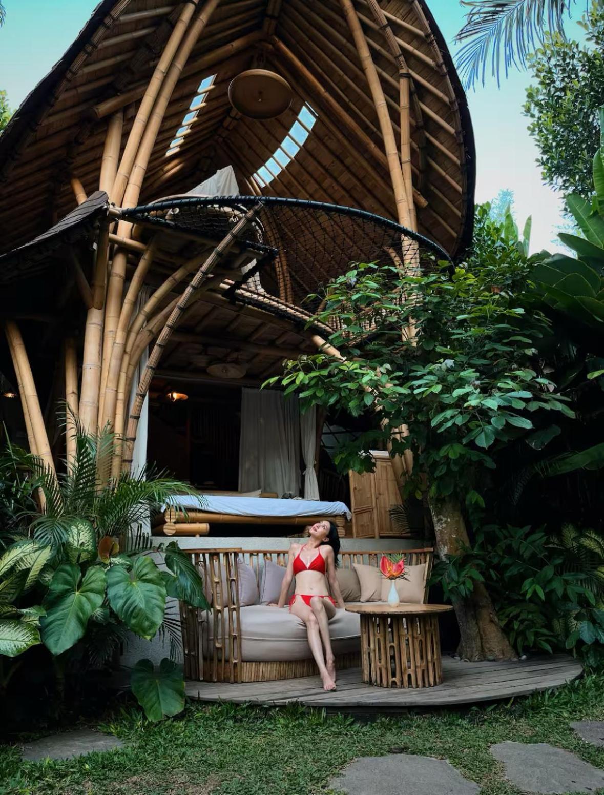 Vila Wahem Eco Bamboo - Magical Bamboo House Ubud Exteriér fotografie