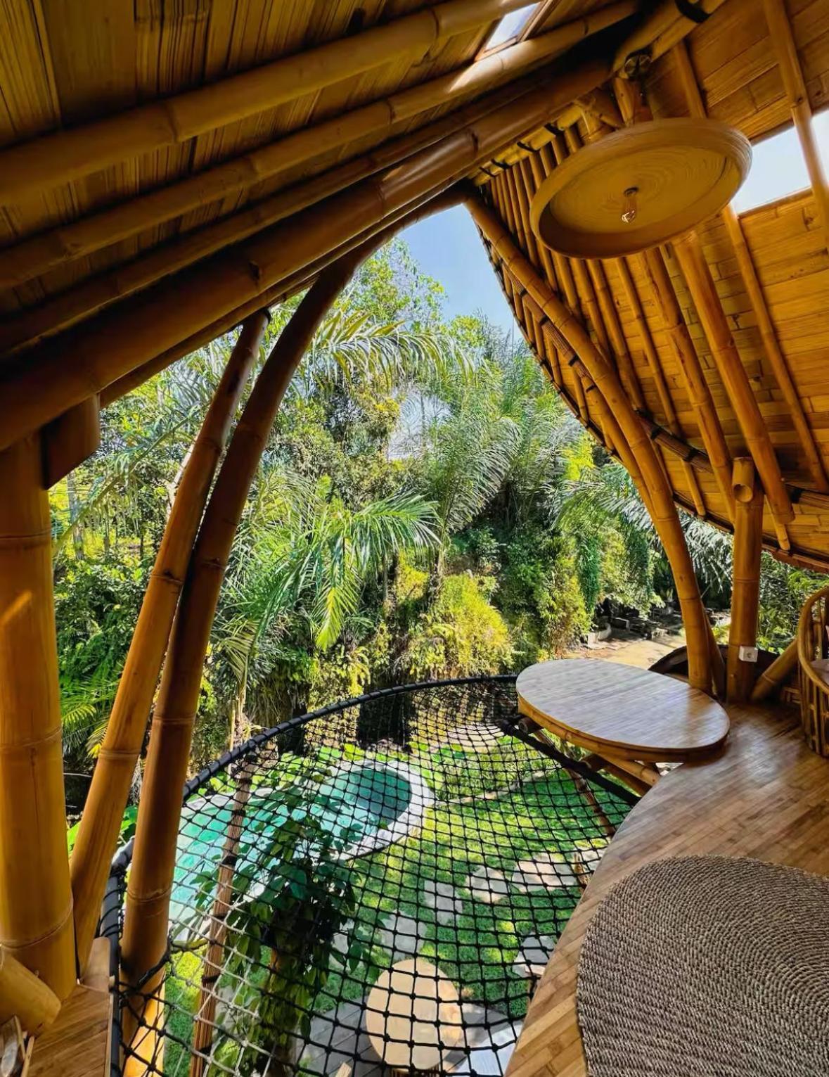 Vila Wahem Eco Bamboo - Magical Bamboo House Ubud Exteriér fotografie