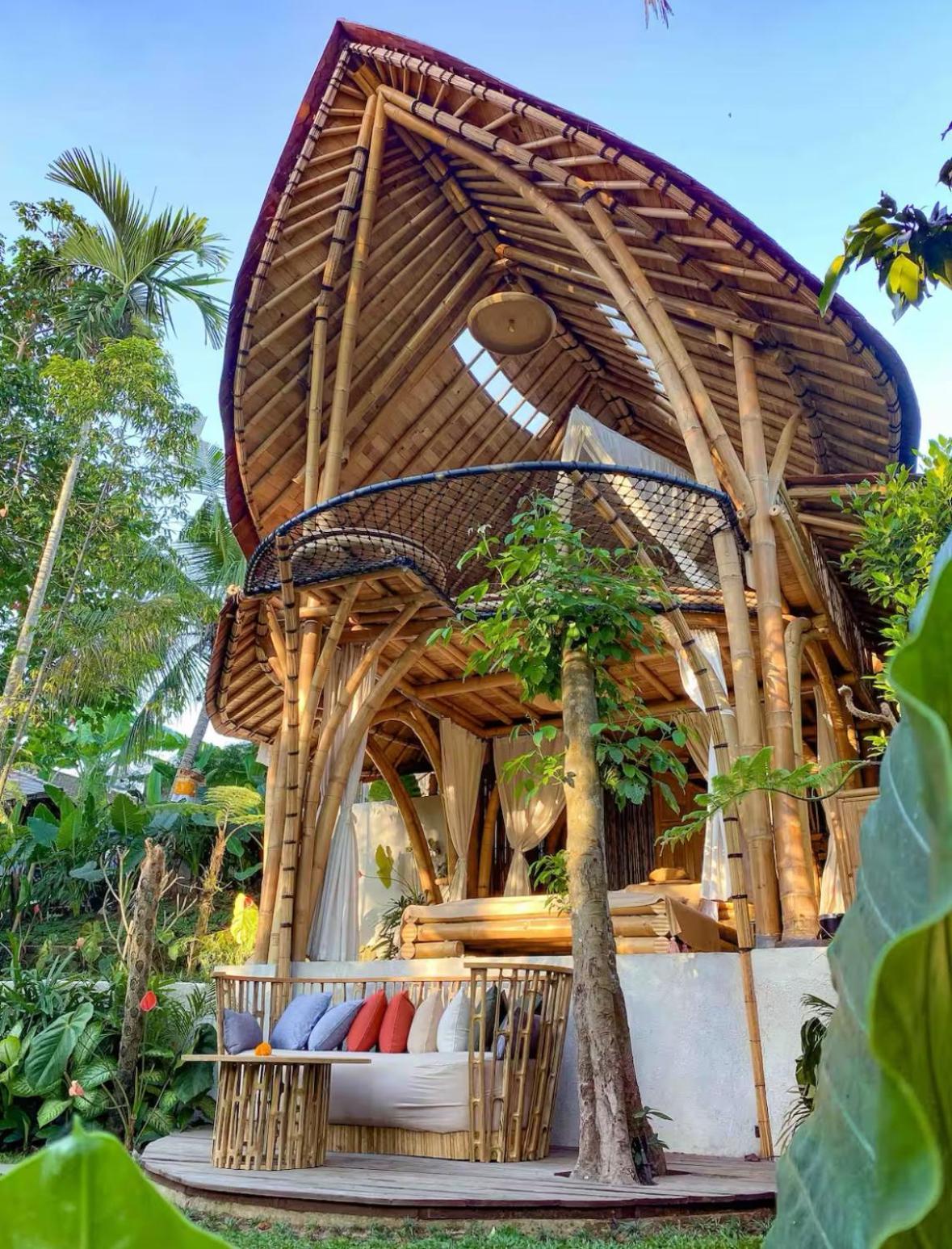 Vila Wahem Eco Bamboo - Magical Bamboo House Ubud Exteriér fotografie