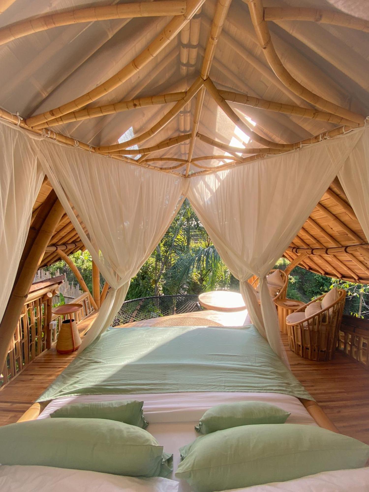 Vila Wahem Eco Bamboo - Magical Bamboo House Ubud Exteriér fotografie
