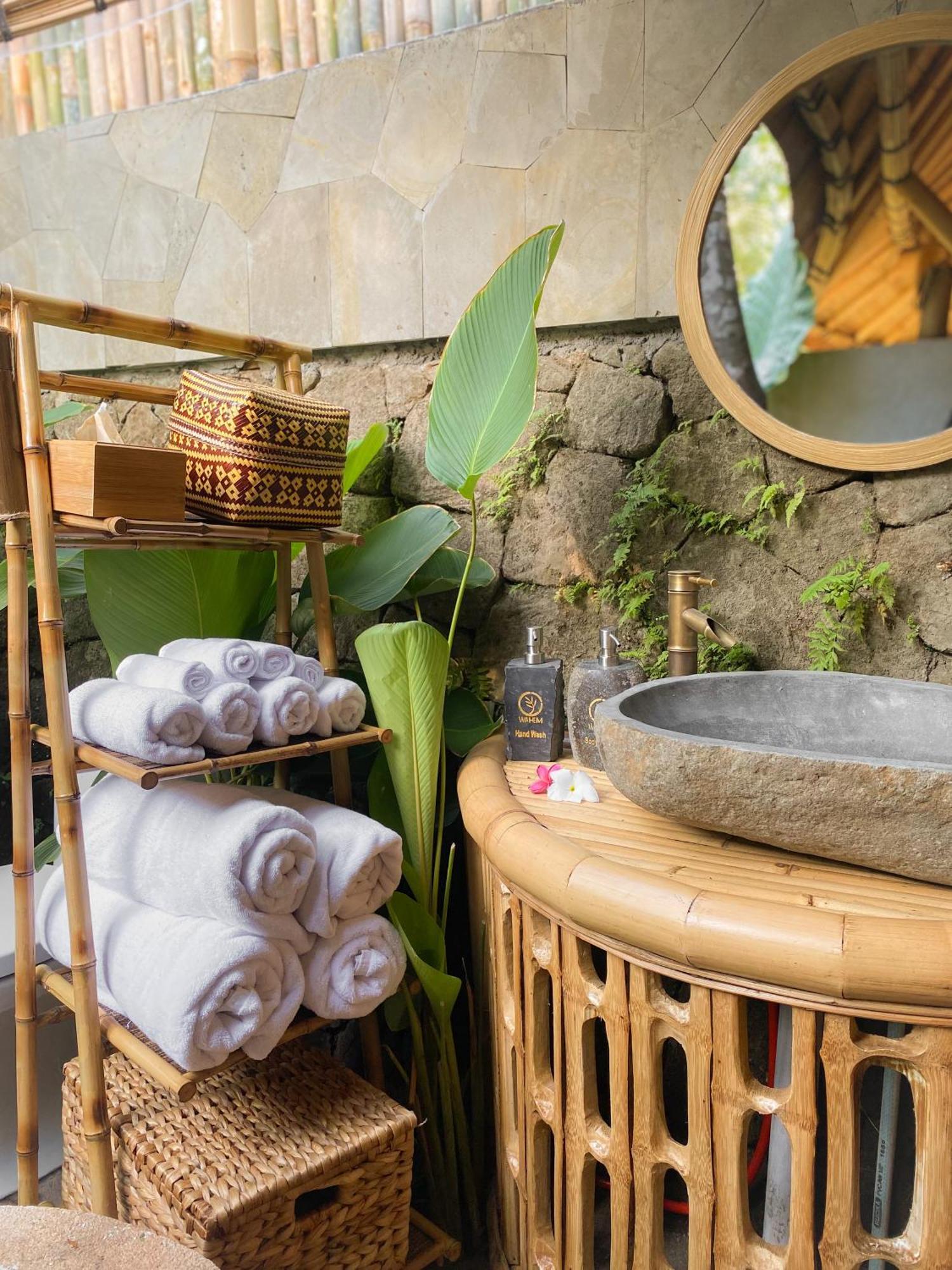 Vila Wahem Eco Bamboo - Magical Bamboo House Ubud Exteriér fotografie