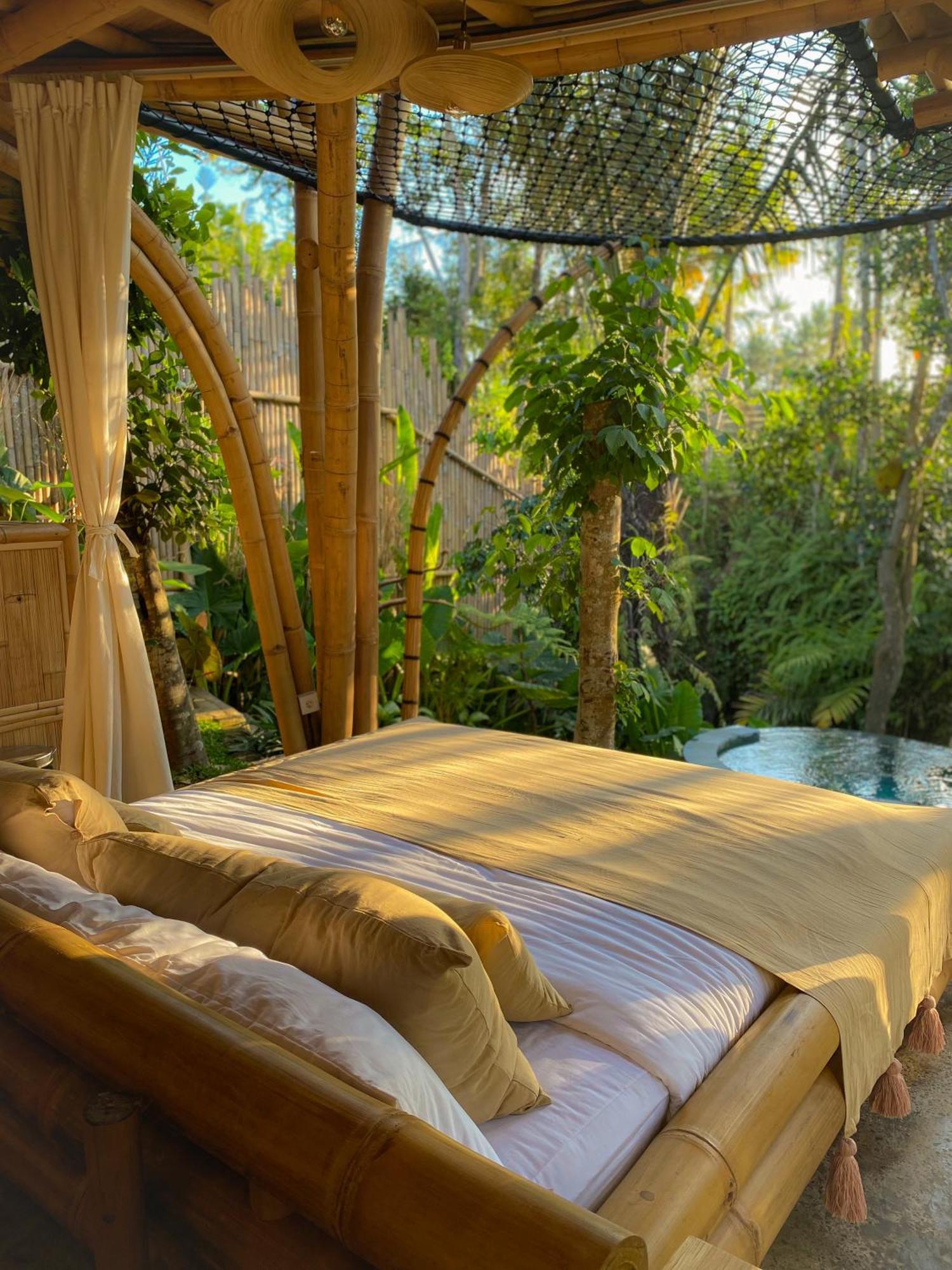 Vila Wahem Eco Bamboo - Magical Bamboo House Ubud Exteriér fotografie