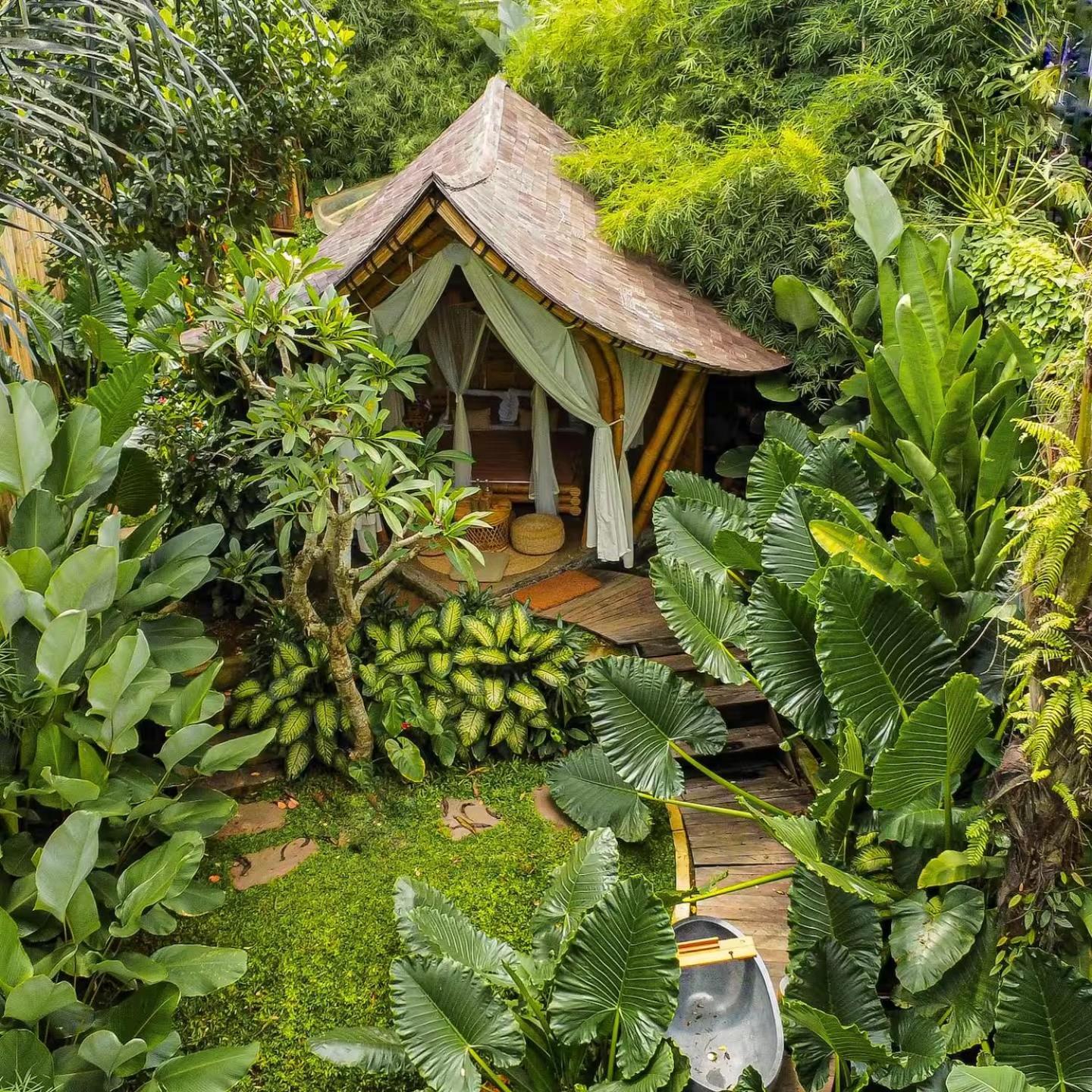 Vila Wahem Eco Bamboo - Magical Bamboo House Ubud Exteriér fotografie