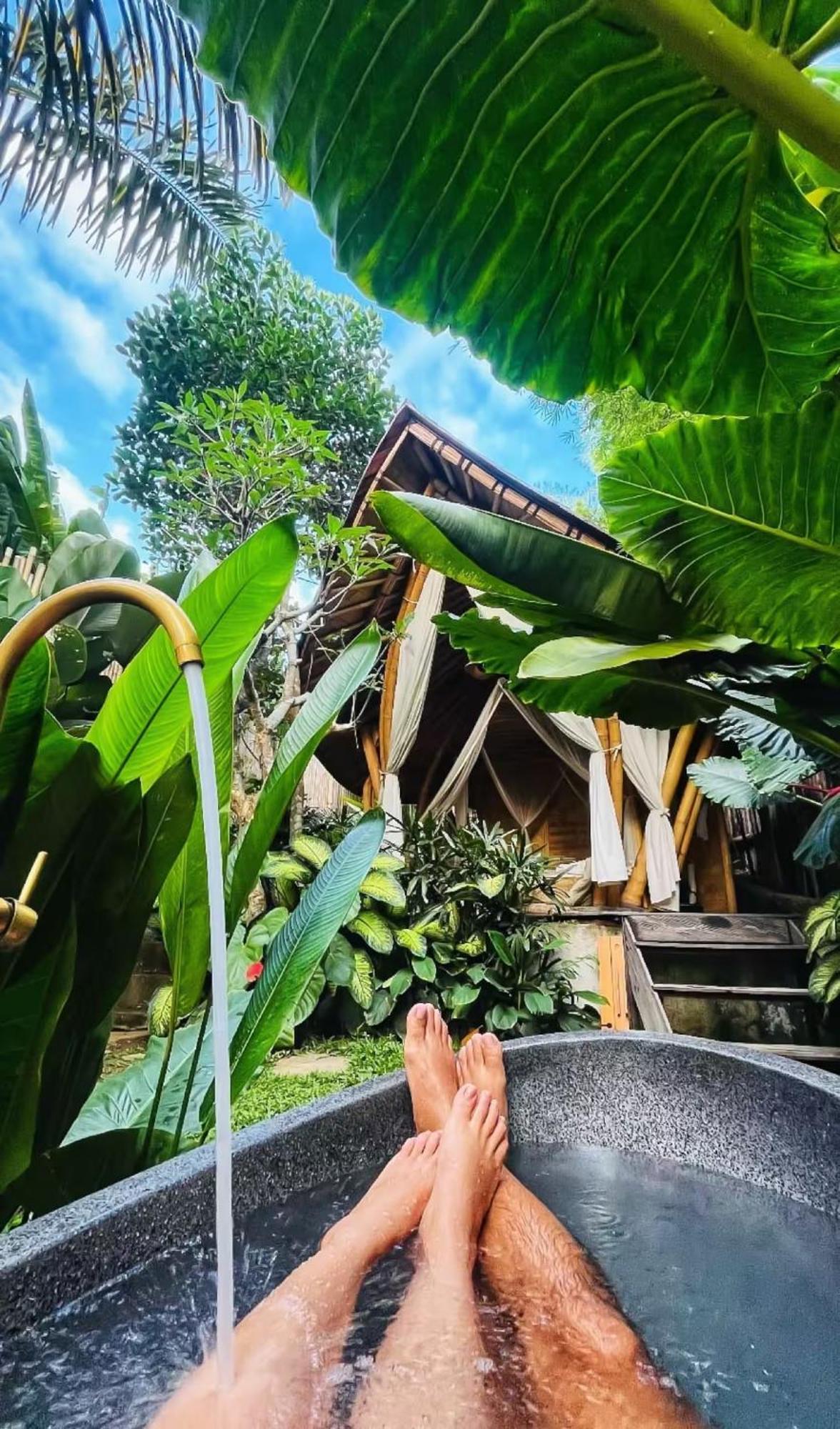 Vila Wahem Eco Bamboo - Magical Bamboo House Ubud Exteriér fotografie