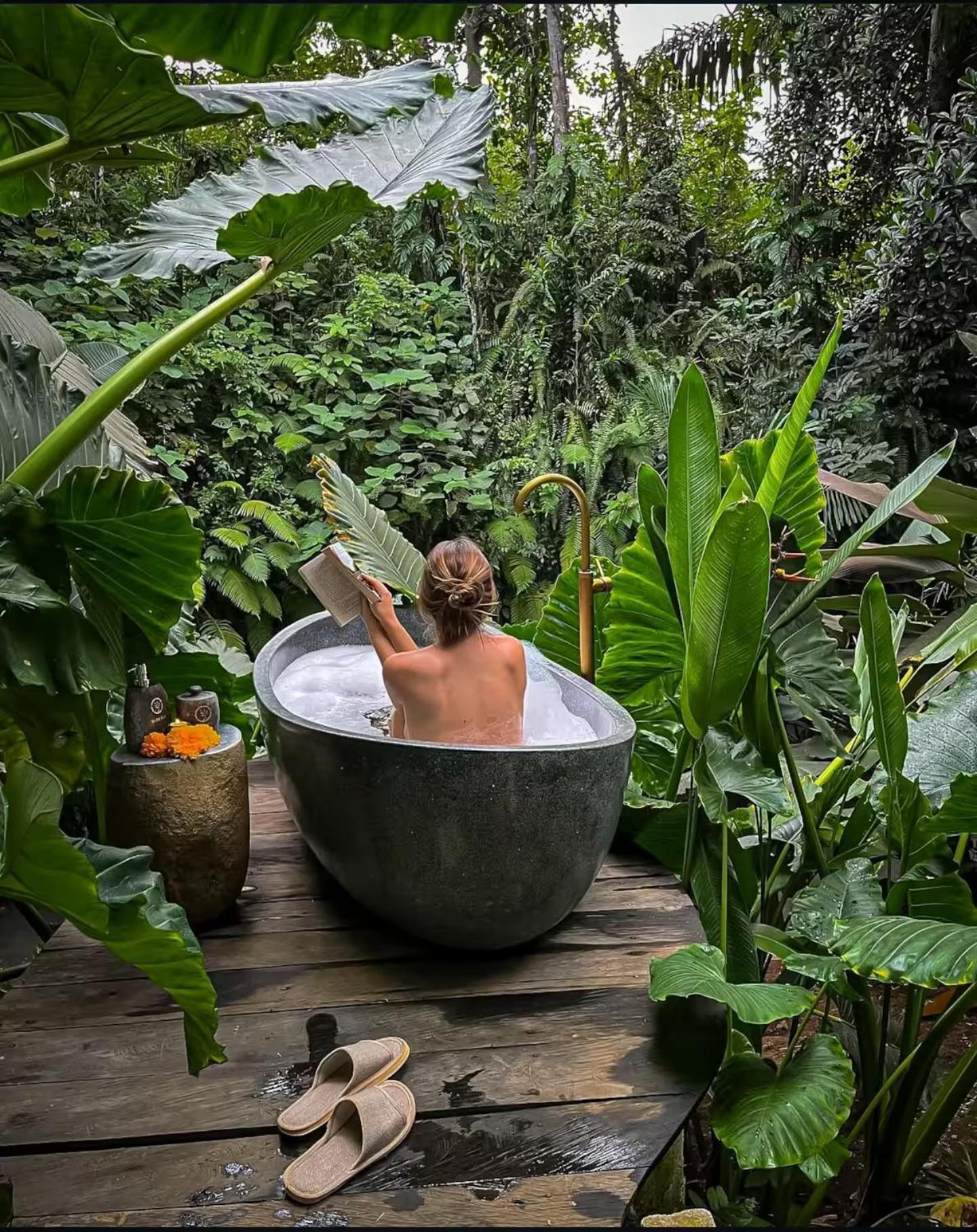 Vila Wahem Eco Bamboo - Magical Bamboo House Ubud Exteriér fotografie