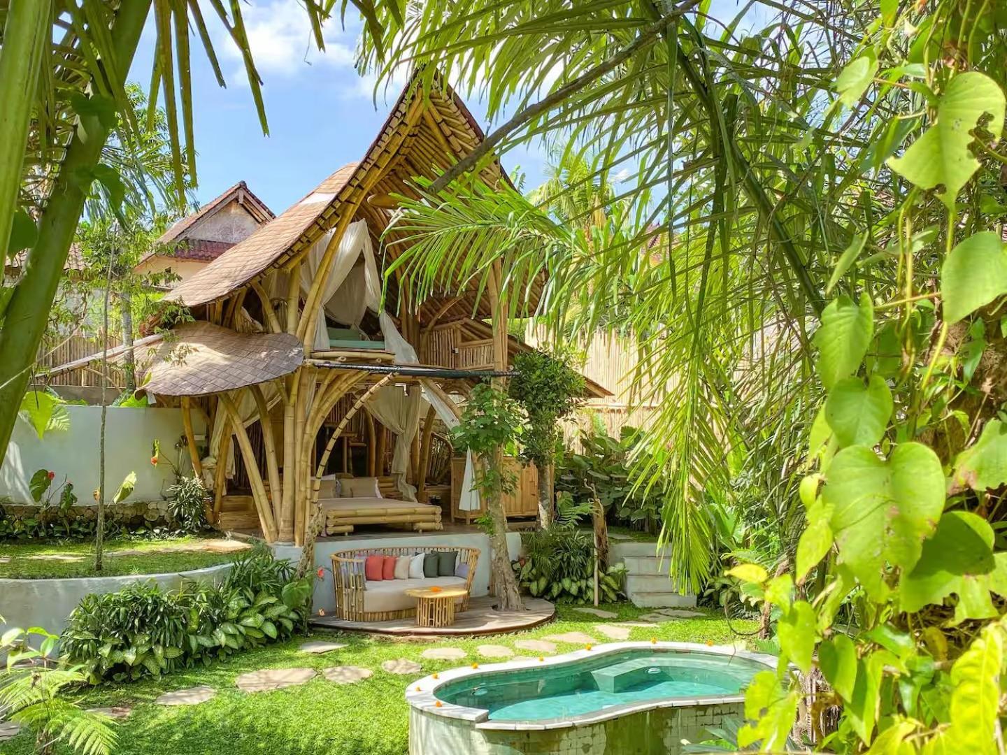 Vila Wahem Eco Bamboo - Magical Bamboo House Ubud Exteriér fotografie